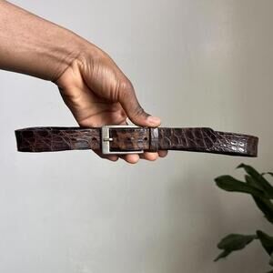 Rare Vintage 40s/50s EXPANSO Genuine Croco Belt